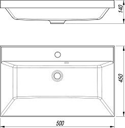 Style Line Мебель для ванной с кварцевой раковиной серый шелк Батлер 50 серая Люкс антискрейтч Plus – фотография-13